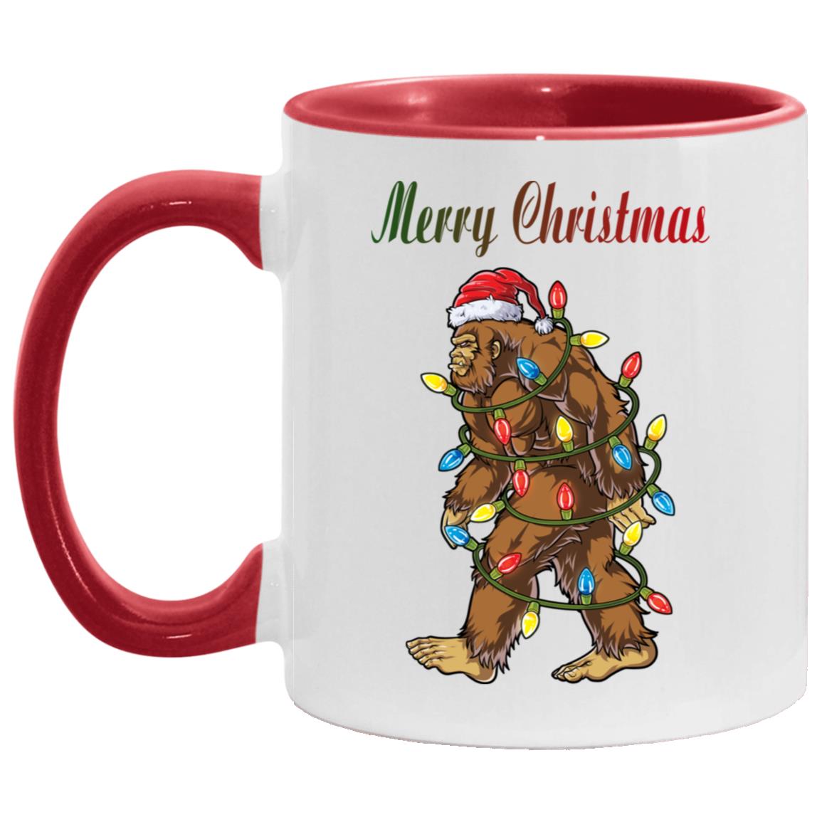 Bigfoot Santa Christmas Tree Lights Xmas Sasquatch Merry Christmas