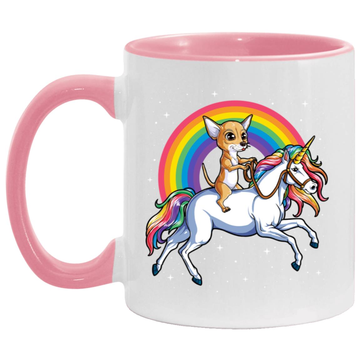 Chihuahua Riding Unicorn Rainbow Gifts Galaxy