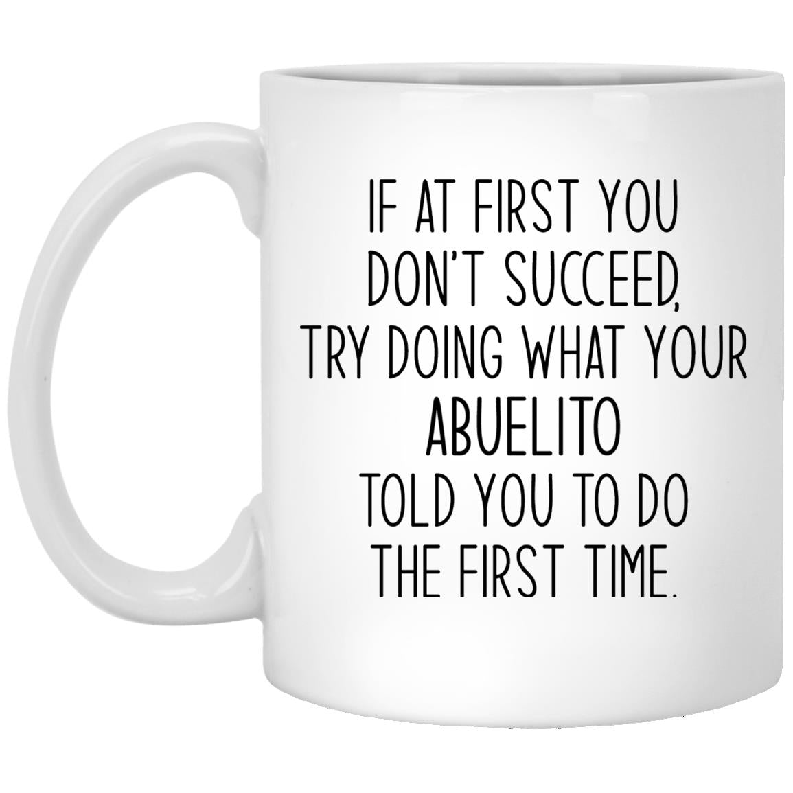 Abuelito XP8434 11 oz. White Mug