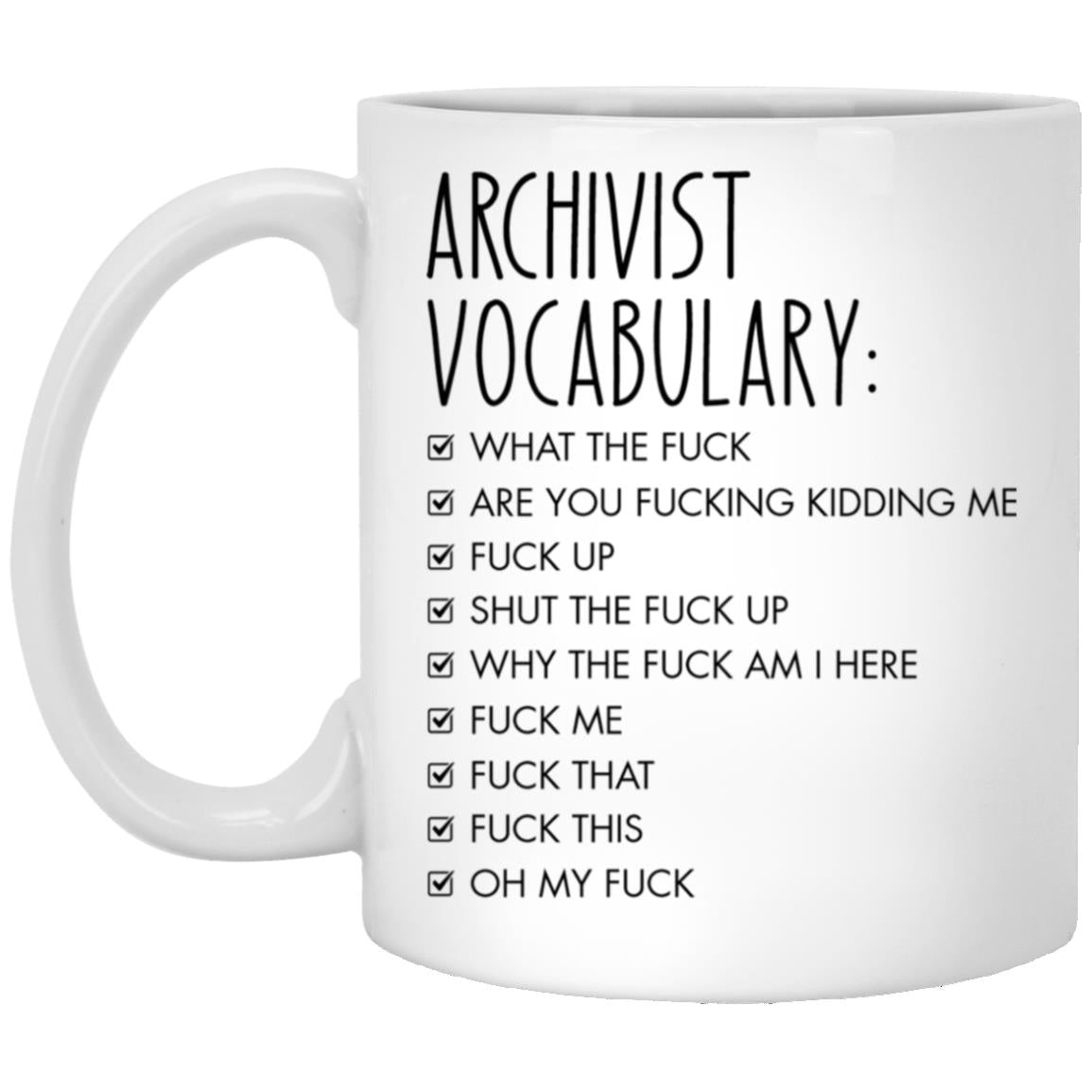 Archivist XP8434 11oz White Mug
