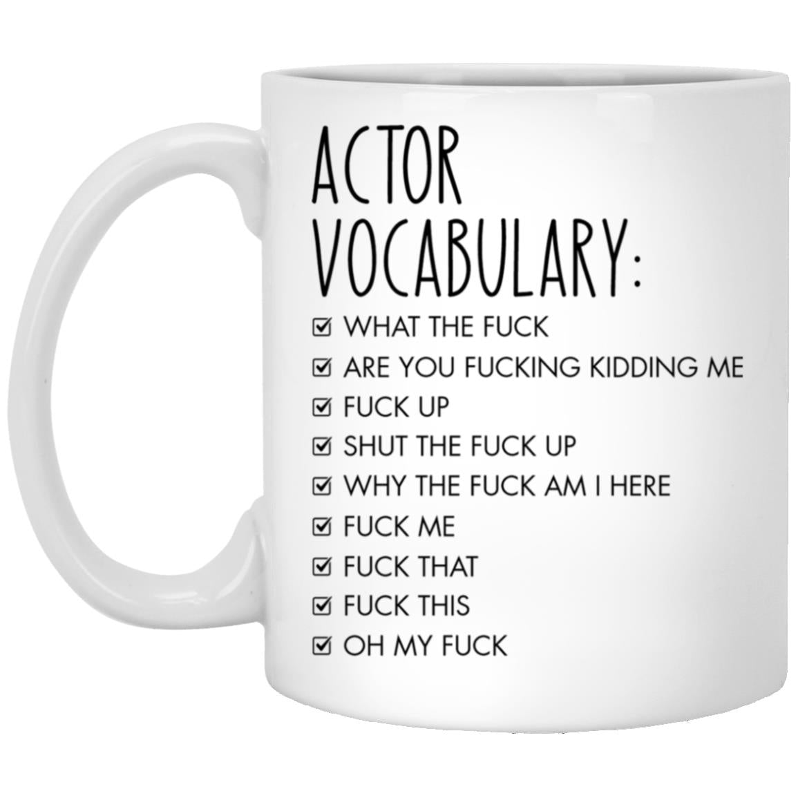 Actor XP8434 11oz White Mug