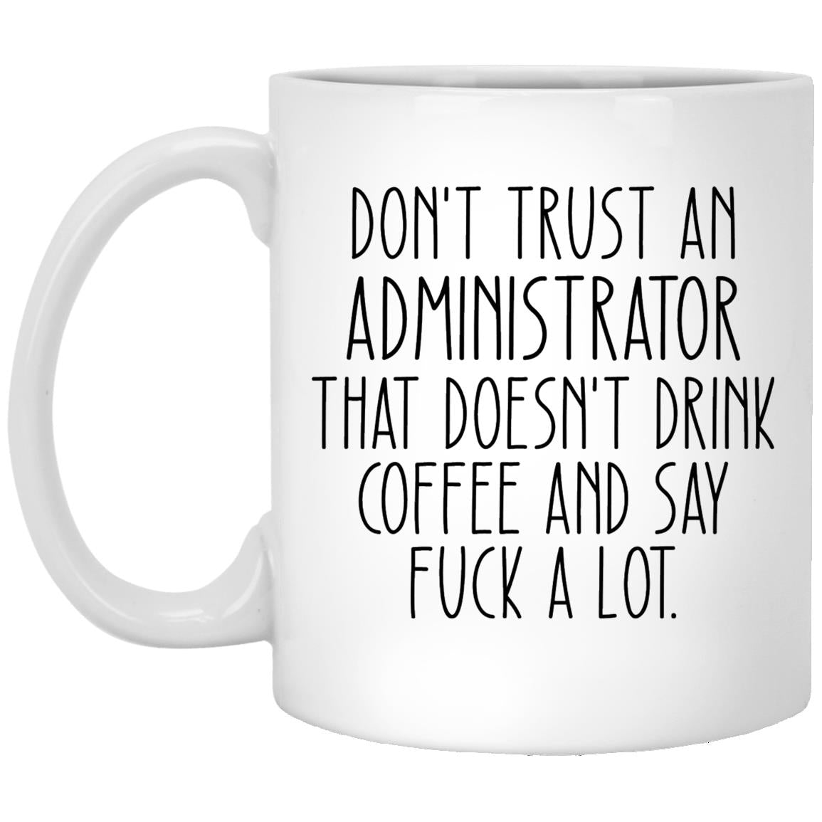 Administrator XP8434 11 oz. White Mug