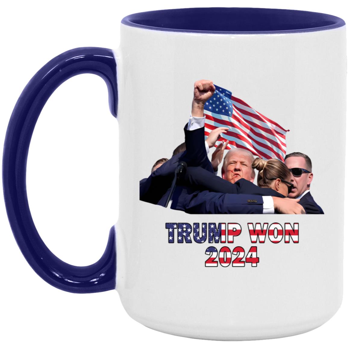 Trump Won 2024 Trump 45 47 US Flag Election2