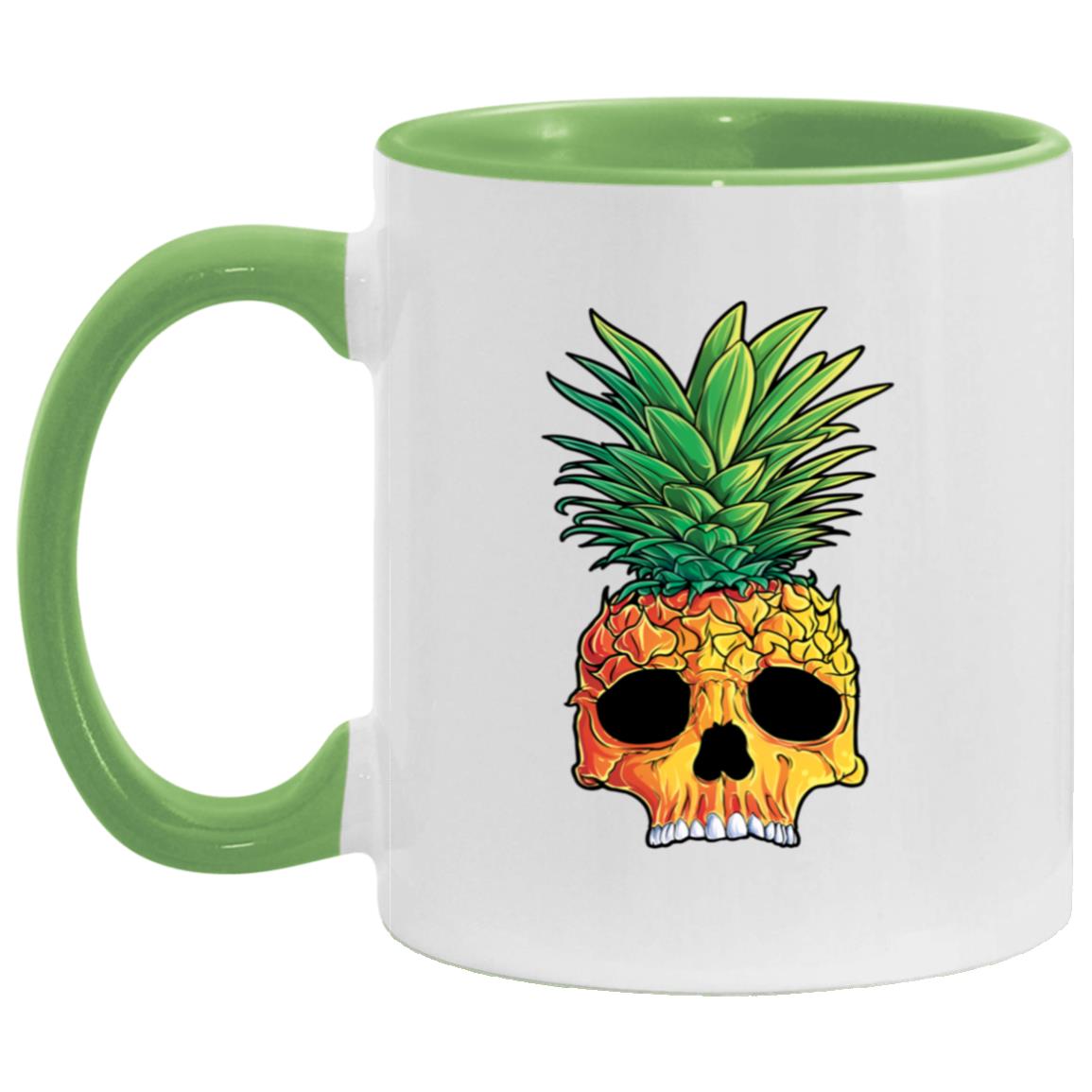 Pineapple Skull Aloha Beaches Hawaiian Goth