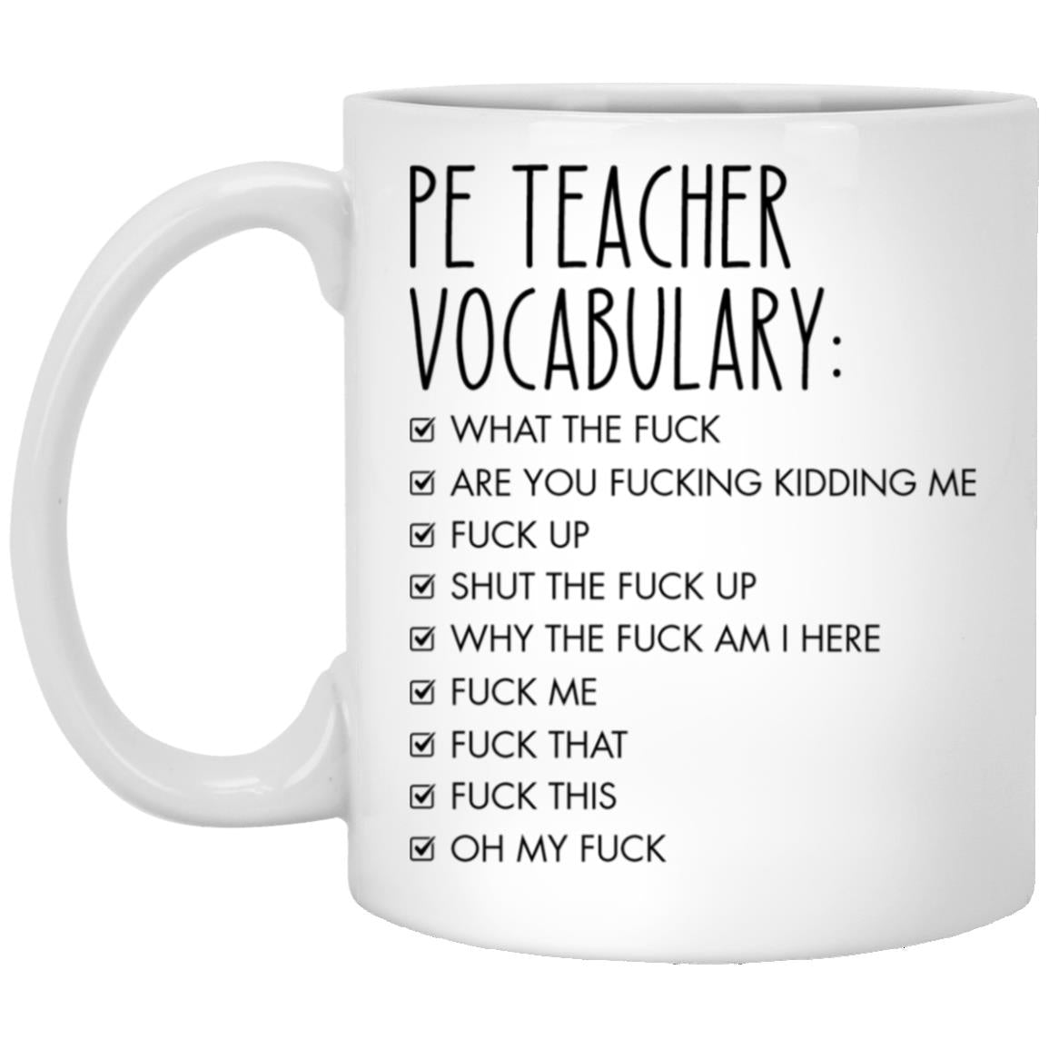 Pe Teacher XP8434 11oz White Mug