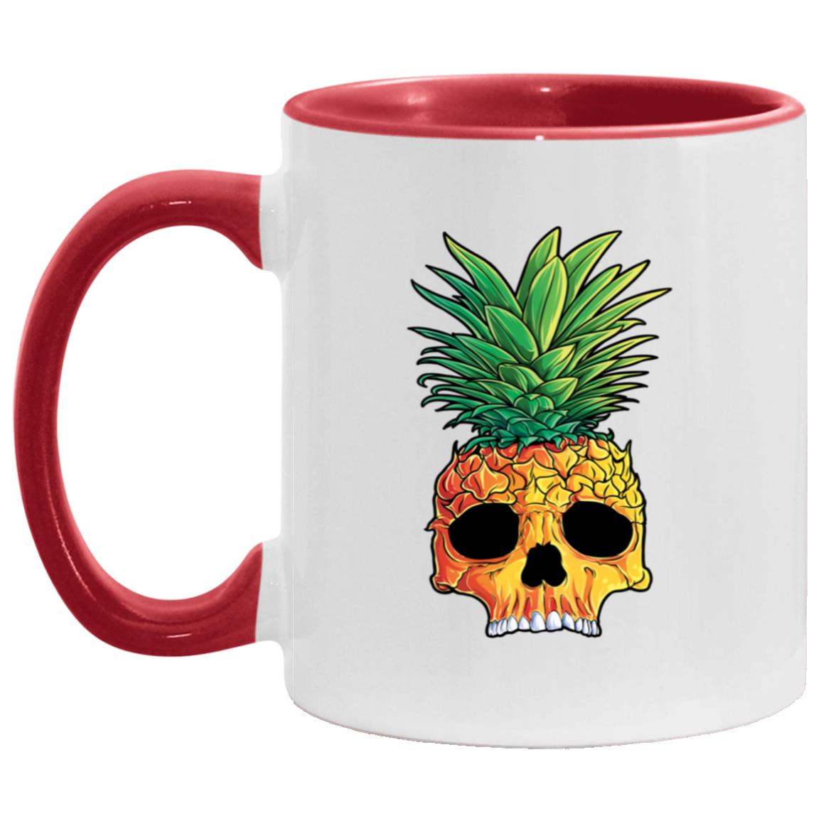 Pineapple Skull Aloha Beaches Hawaiian Goth