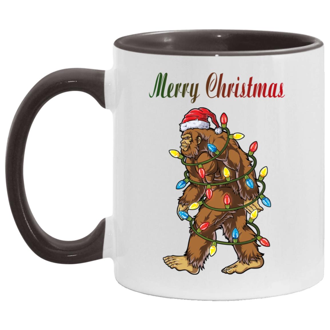 Bigfoot Santa Christmas Tree Lights Xmas Sasquatch Merry Christmas