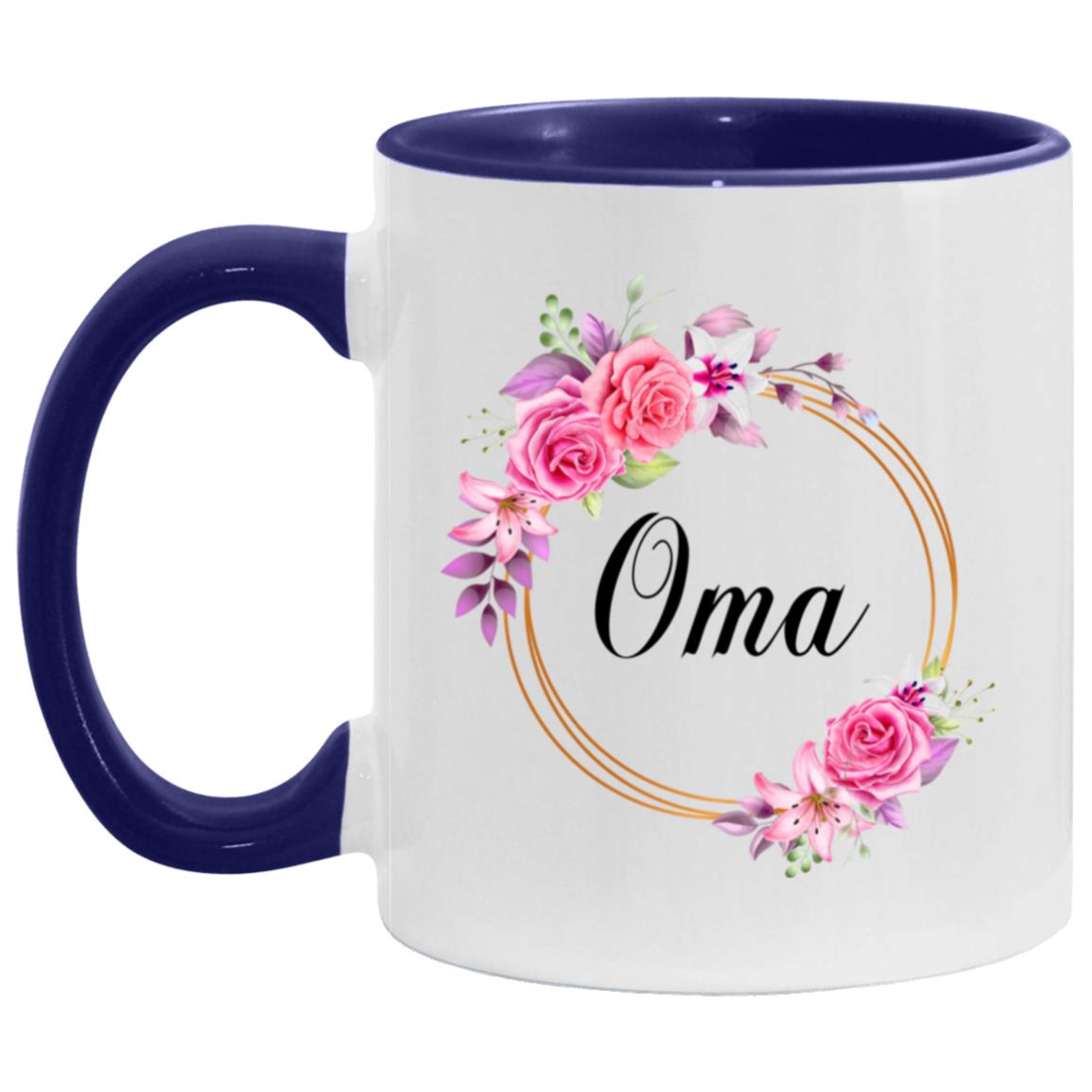 Oma Flower Novelty Coffee Mug