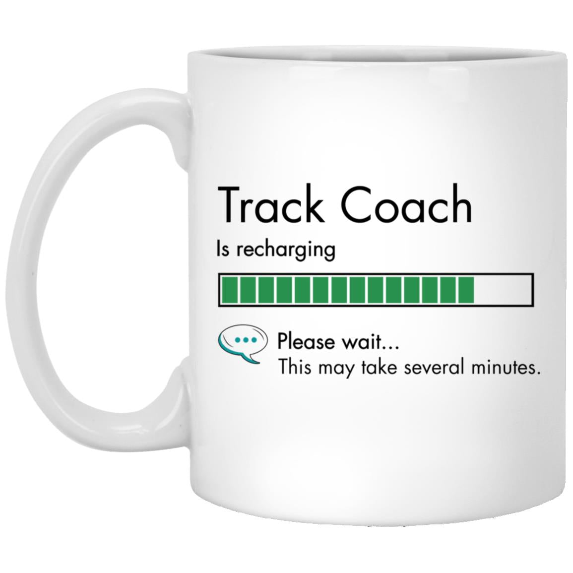 Track Coach XP8434 11oz White Mug