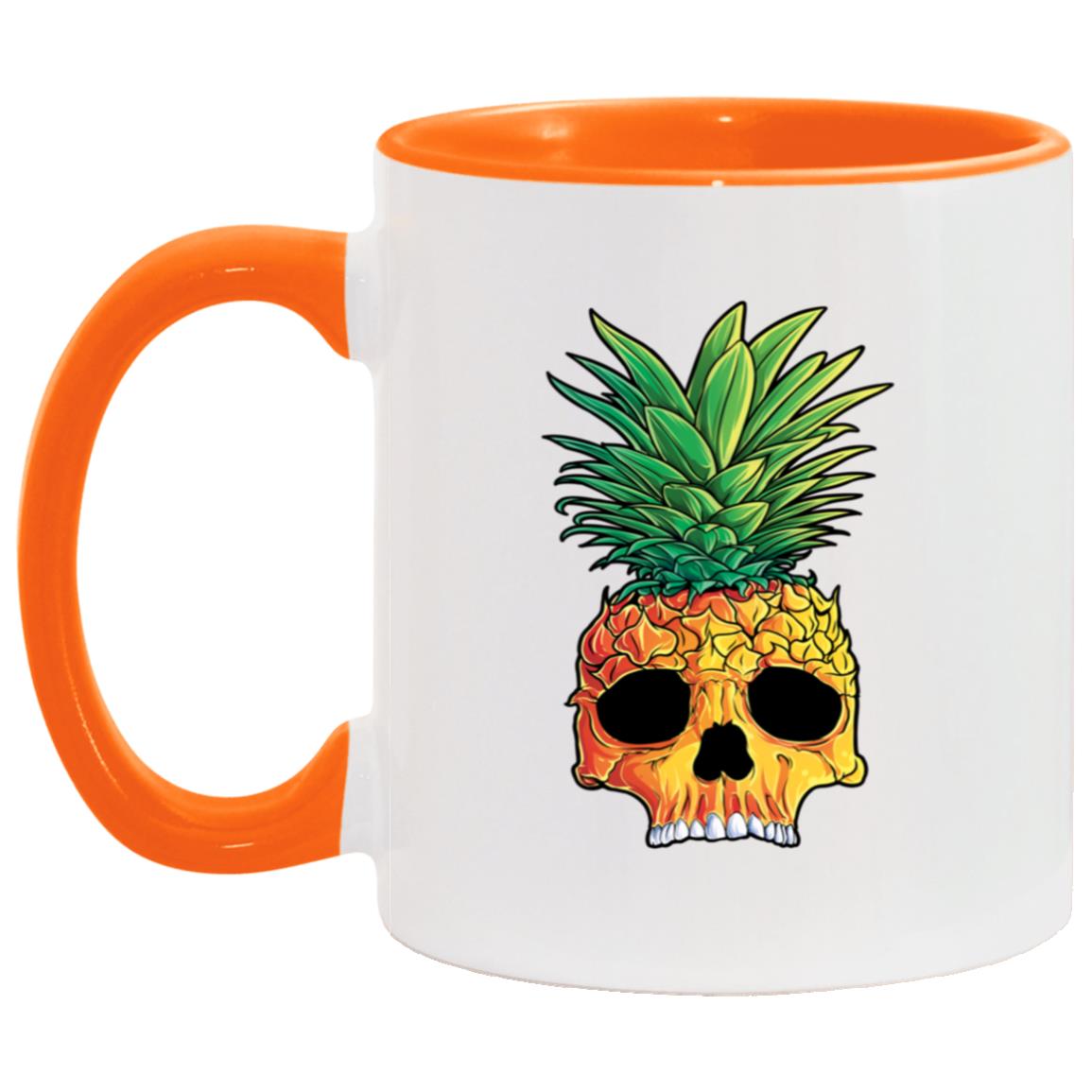 Pineapple Skull Aloha Beaches Hawaiian Goth