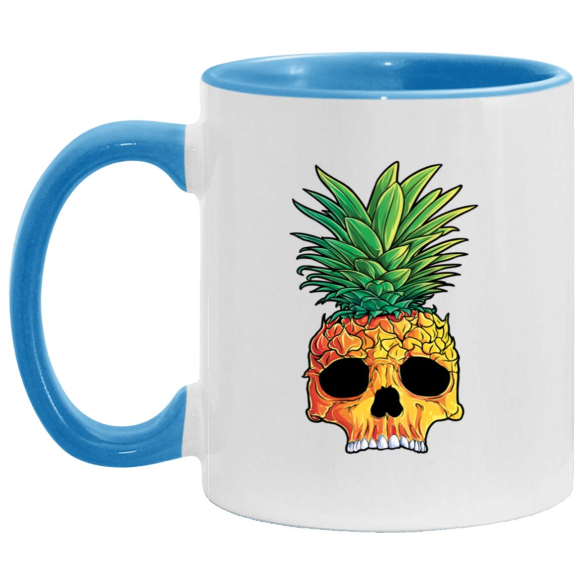Pineapple Skull Aloha Beaches Hawaiian Goth