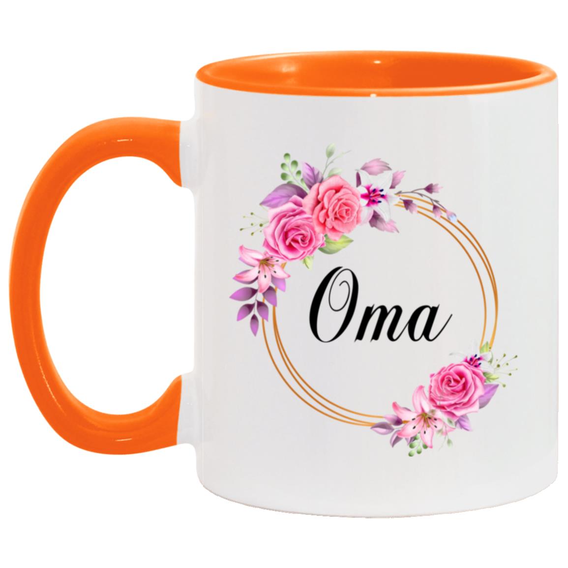 Oma Flower Novelty Coffee Mug
