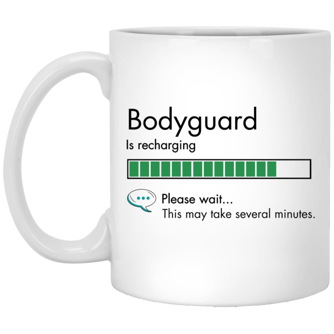 Bodyguard XP8434 11oz White Mug