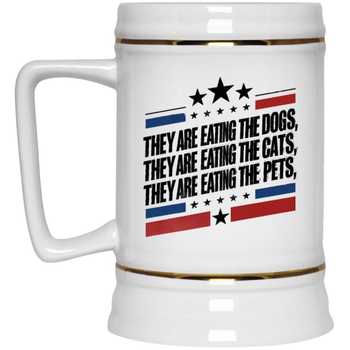They are eating The dogs The cats The Pets Funny Trump
