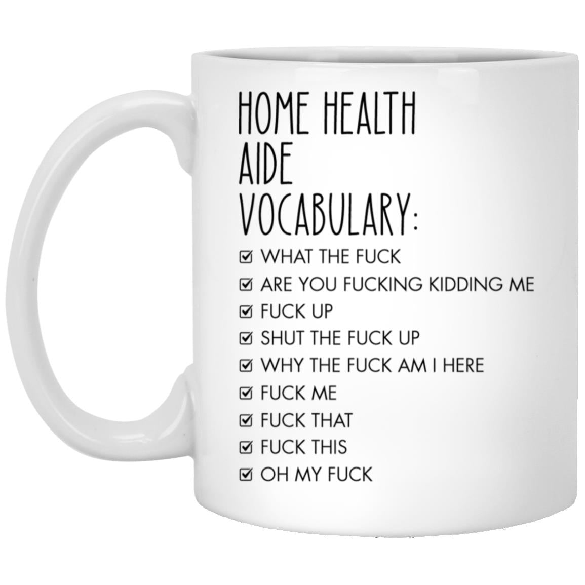 Home Health Aide XP8434 11oz White Mug