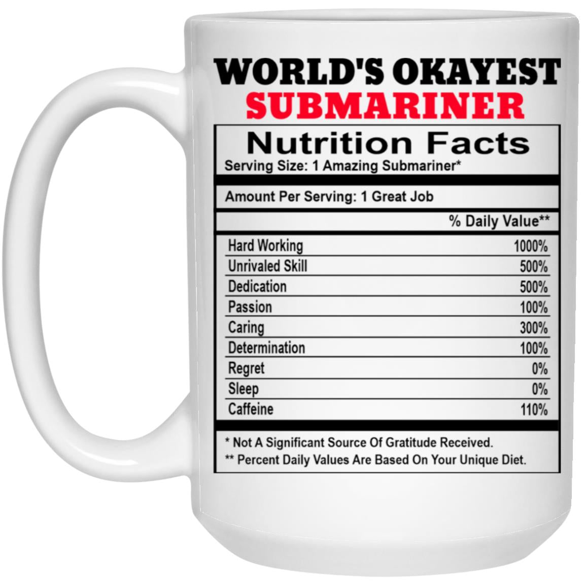 SUBMARINER 21504 15oz White Mug