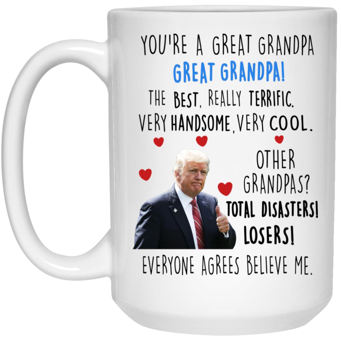 YOU'RE A GREAT GRANDPA