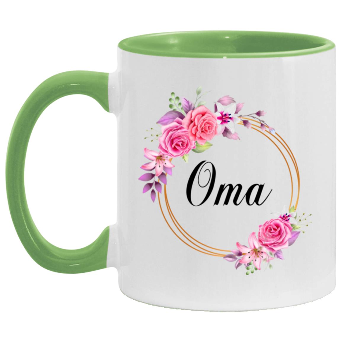Oma Flower Novelty Coffee Mug