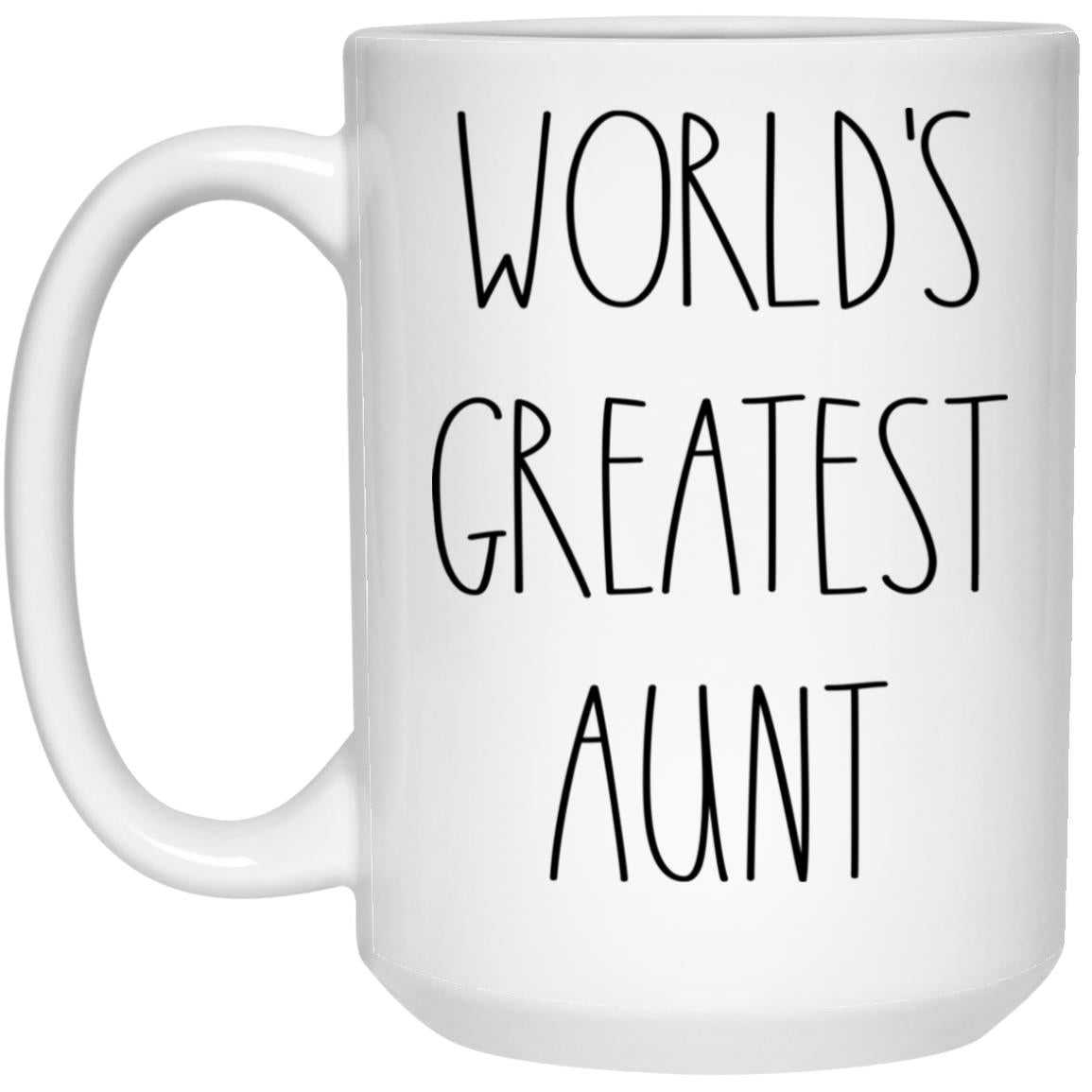 World's Greatest Aunt Rae Dunn 15oz