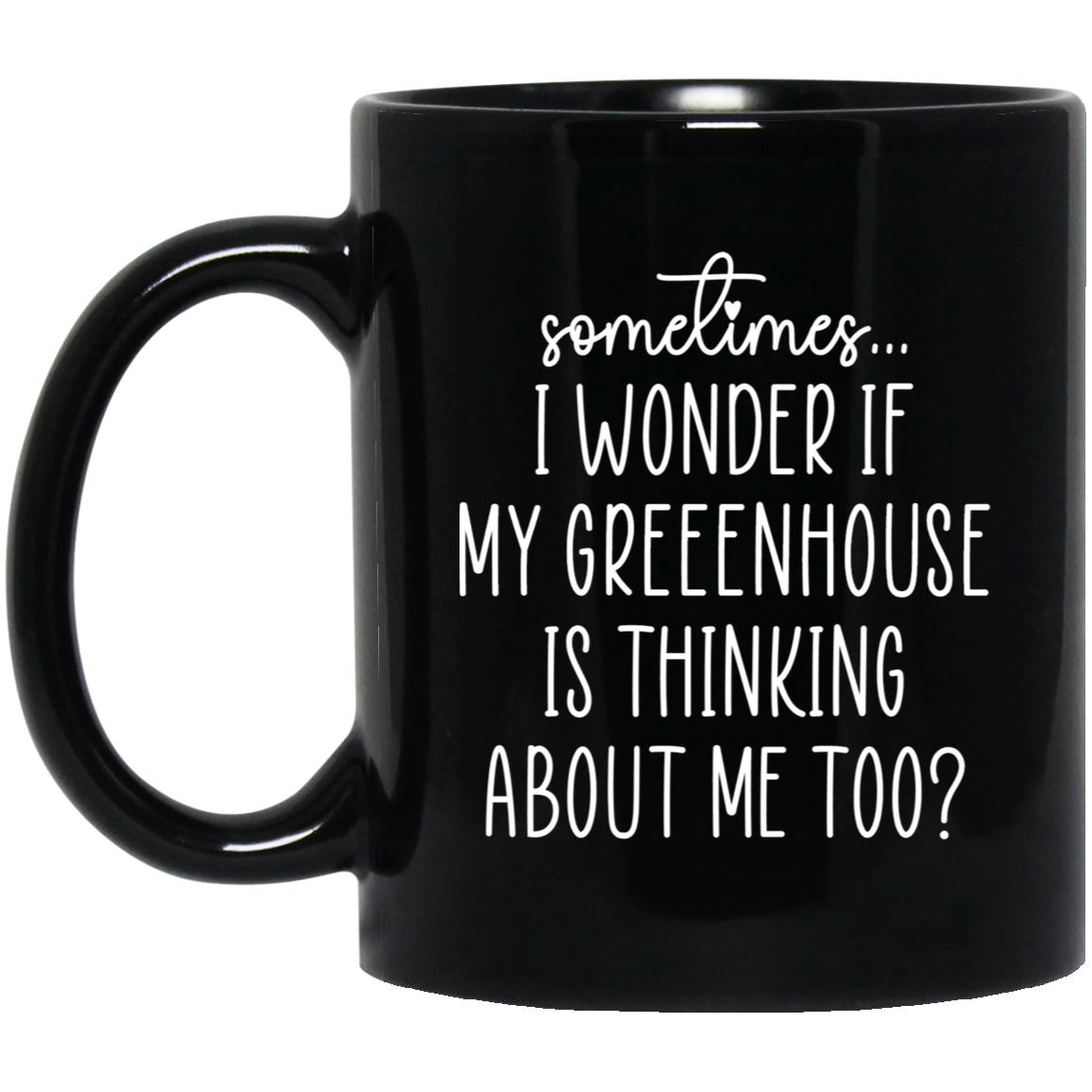 Greeenhouse BM11OZ 11oz Black Mug