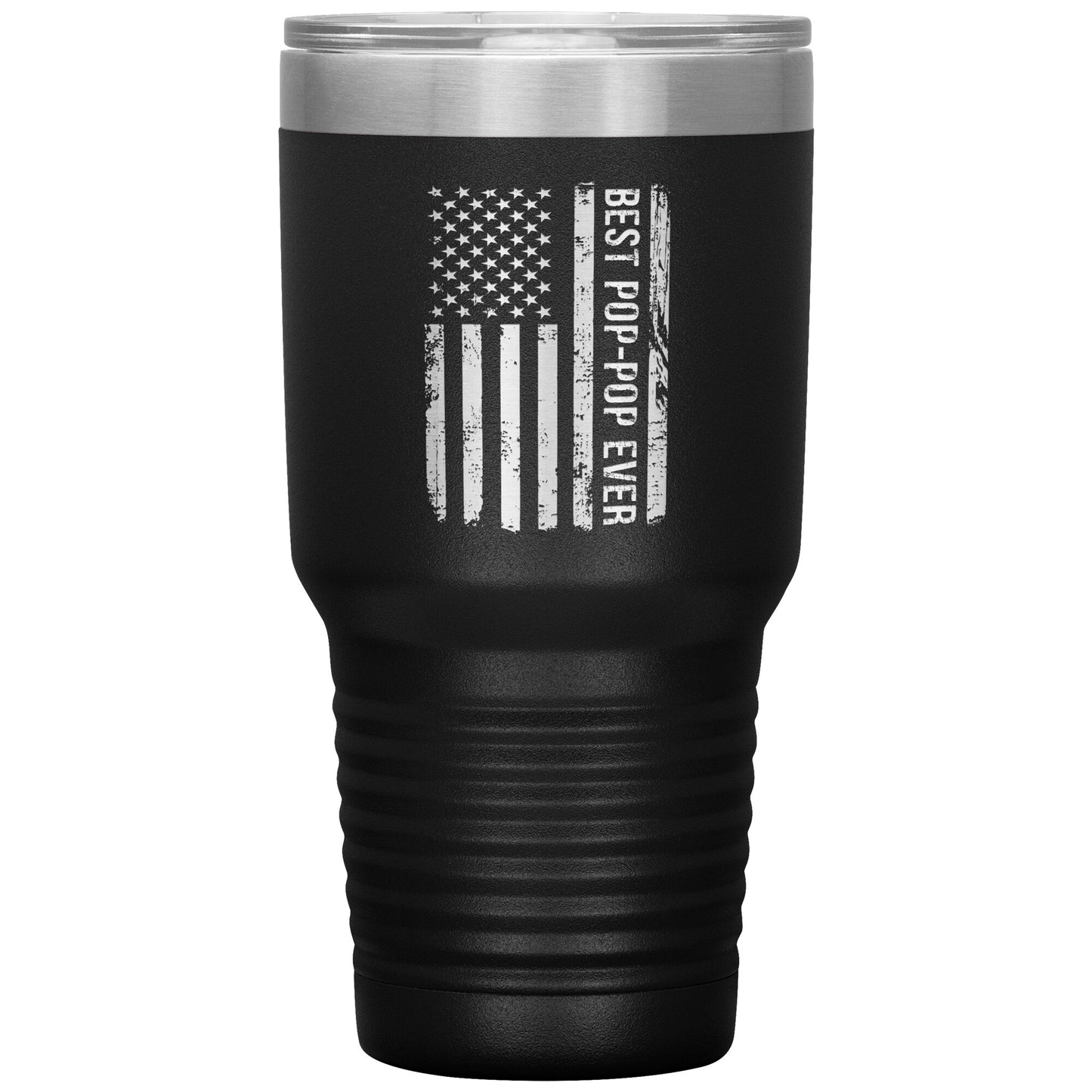 1328174308 Best Pop-Pop Ever American Flag 30oz  Black