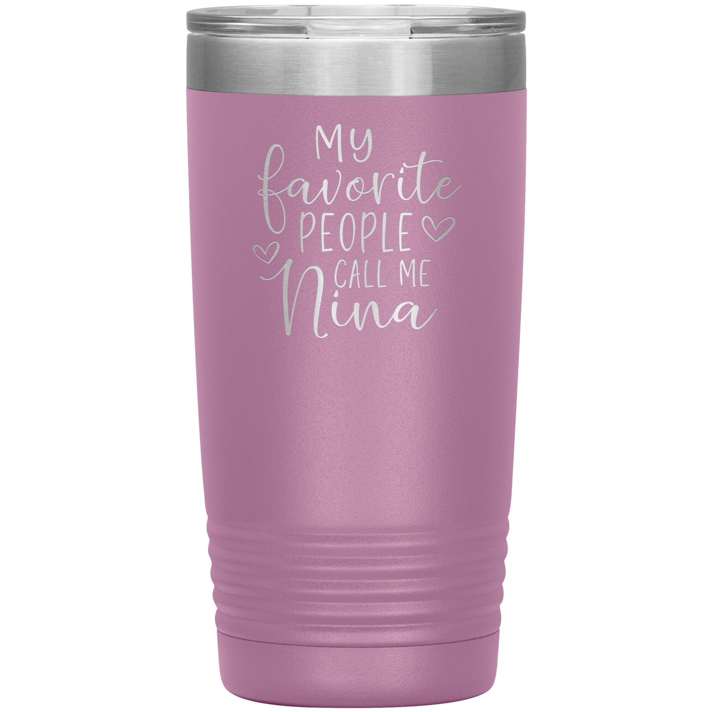 1328959340 My Favorite People Call Me Nina 20oz Light Purple