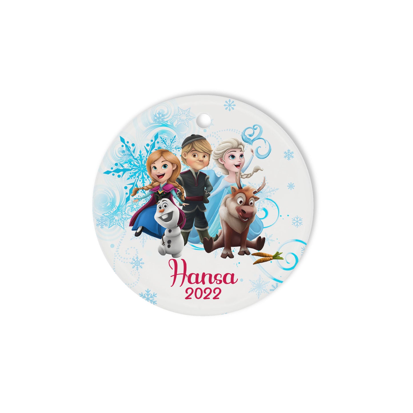 114-3137775-5578641 - Circle Ceramic Ornament