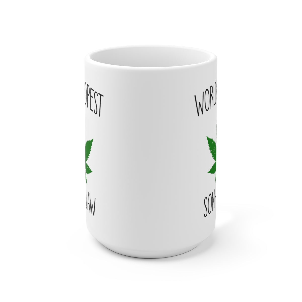 B09QYR1FGG World's Dopest Son-In-Law - Son-In-Law Birthday Gift 15oz printify