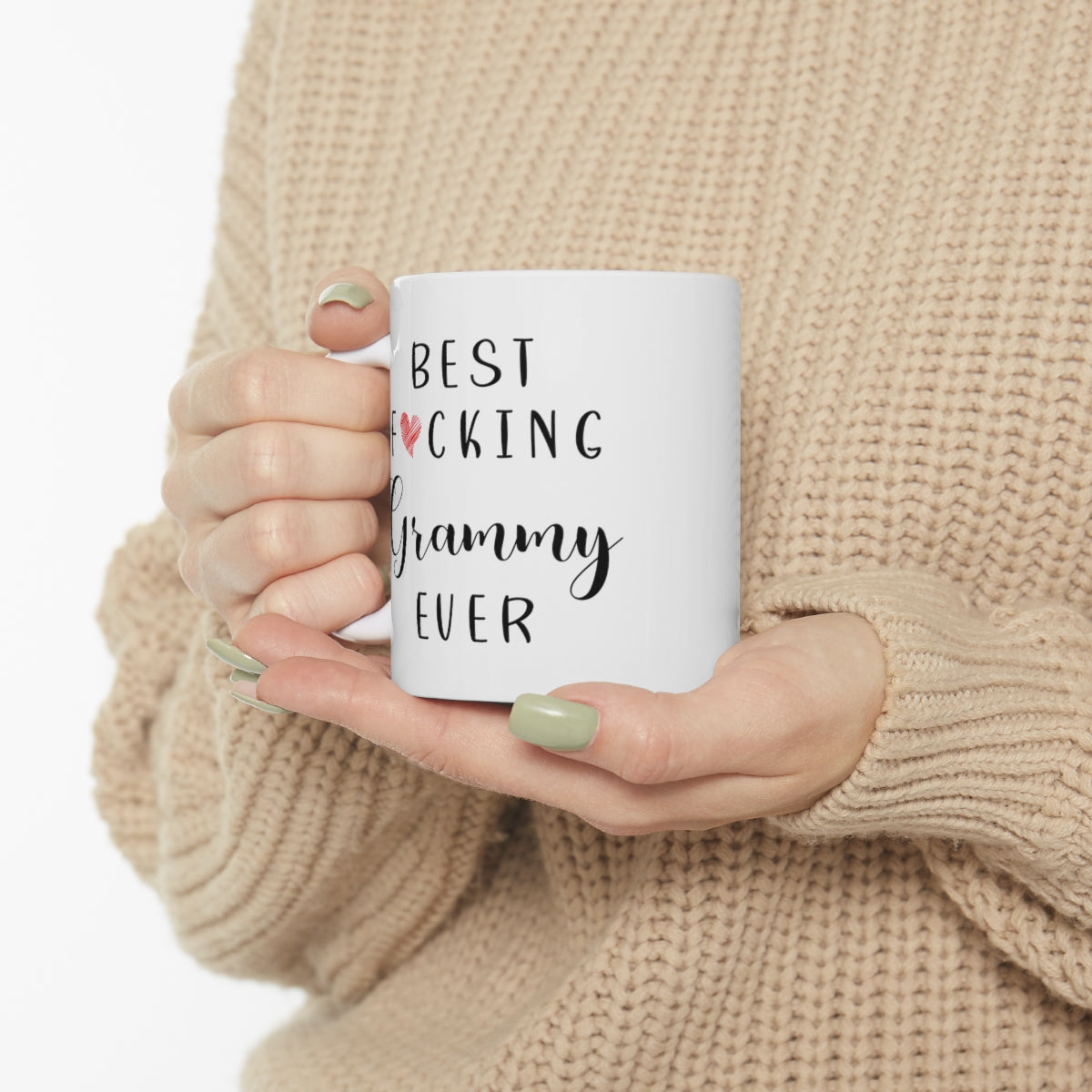 Funny Grammy Coffee Mug - Best Grammy Ever Mug - Grammy Coffee Mug - Best Fucking Grammy Ever 11oz Printify
