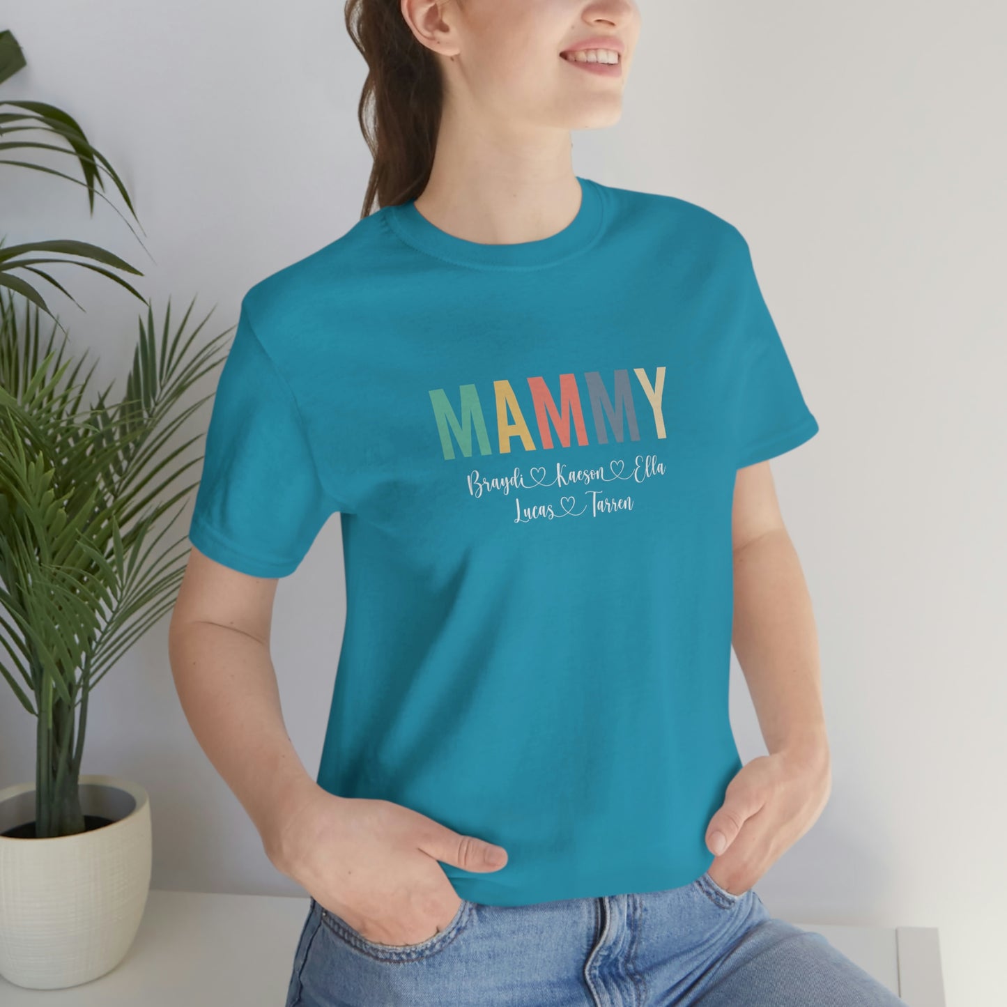 2851615069 T-shirt L Aqua