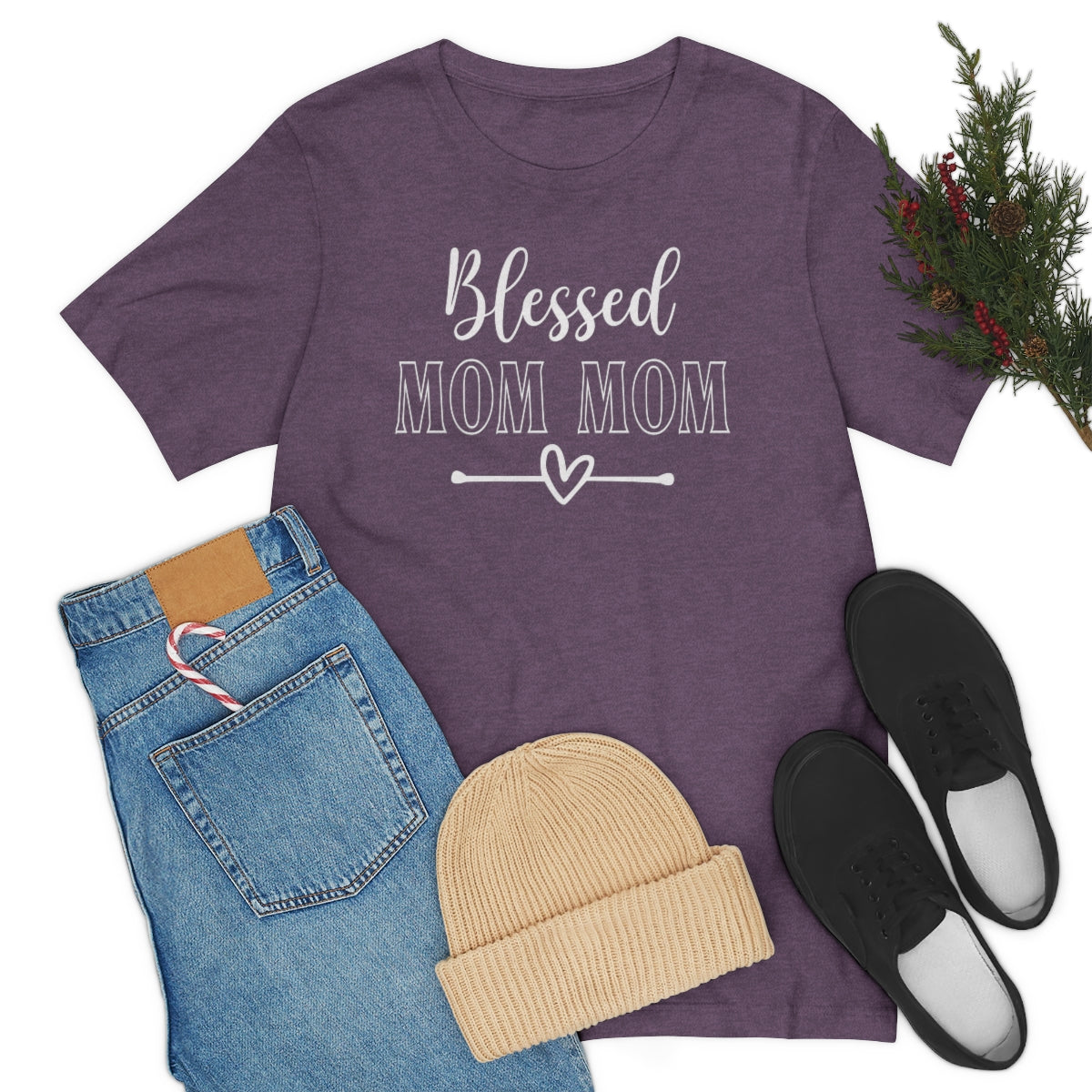2616764206 Blessed  mom mom XL