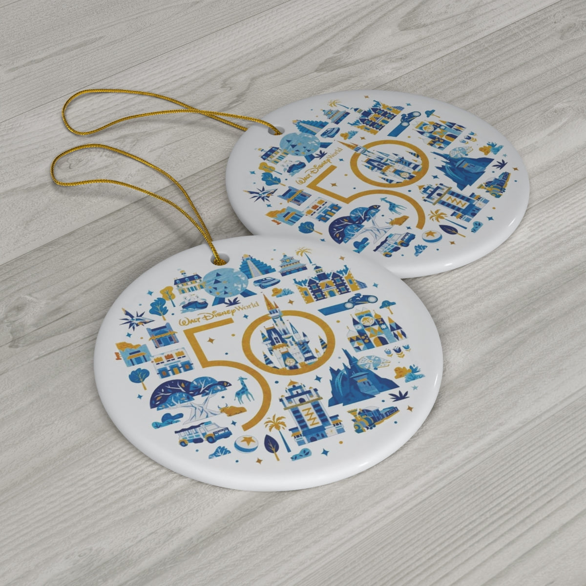 B0BK9VN11D - Disney 50Th Ornament - Both Sides