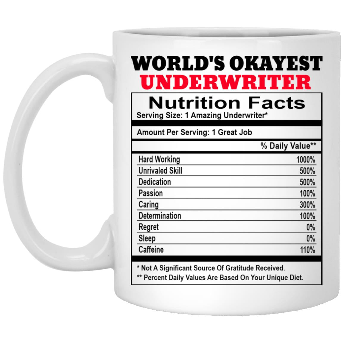 UNDERWRITER XP8434 11 oz. White Mug