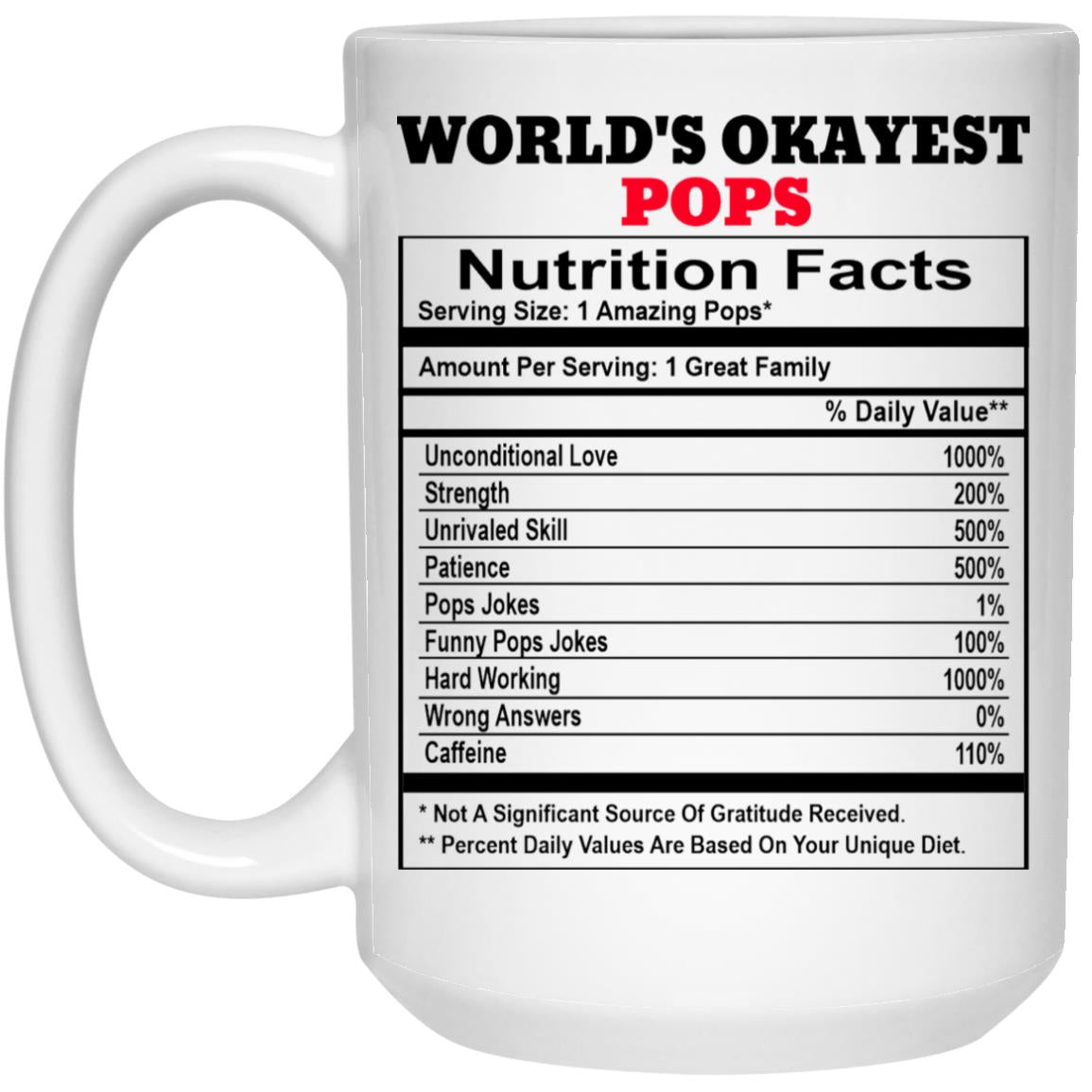 Pops 21504 15 oz. White Mug