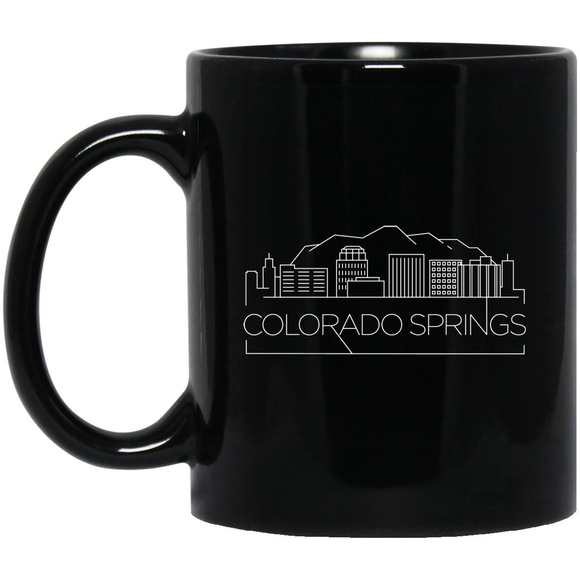 Colorado Springs Minimal Skyline