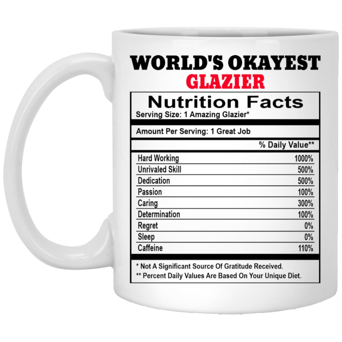 Glazier XP8434 11 oz. White Mug