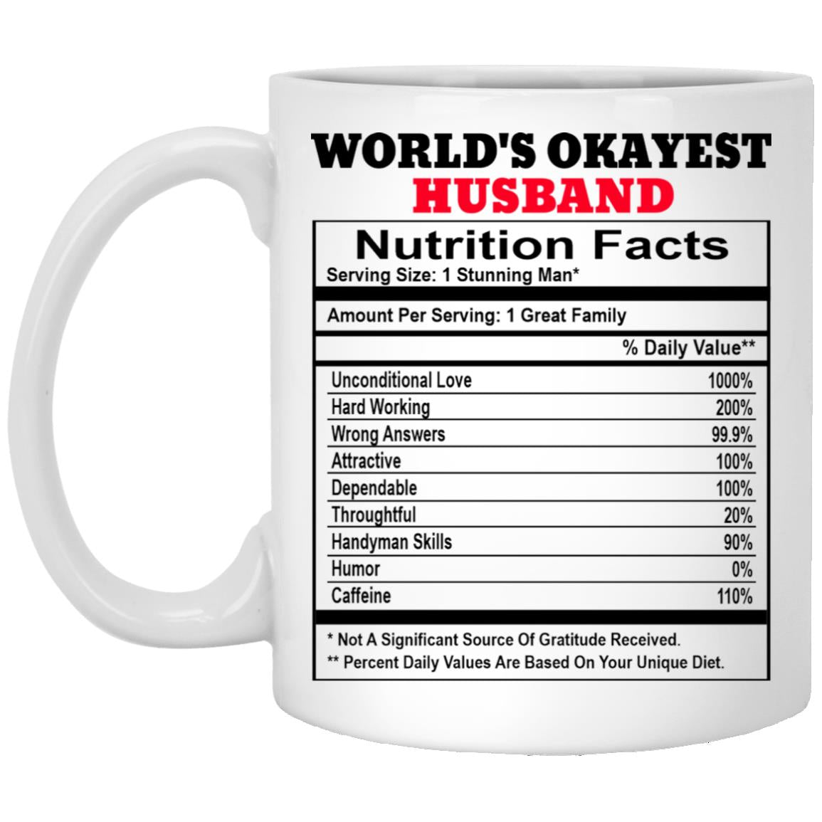 Husband XP8434 11 oz. White Mug