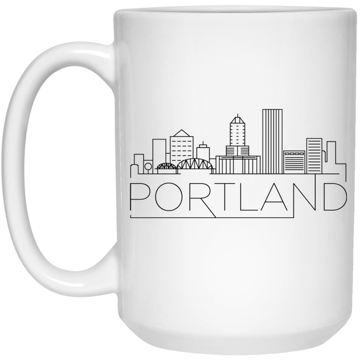 Portland Minimal Skyline