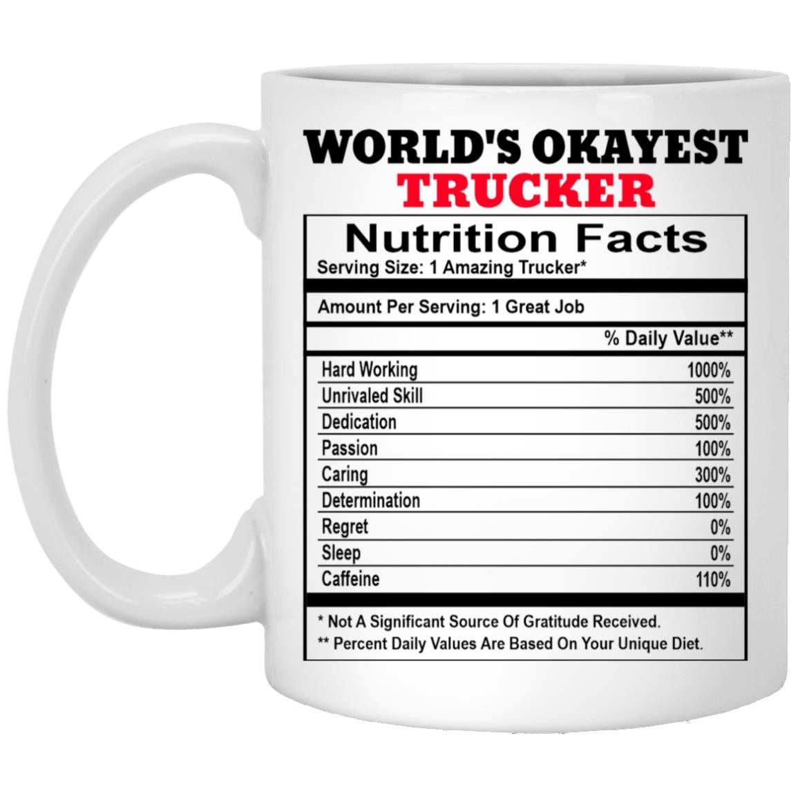 TRUCKER XP8434 11 oz. White Mug