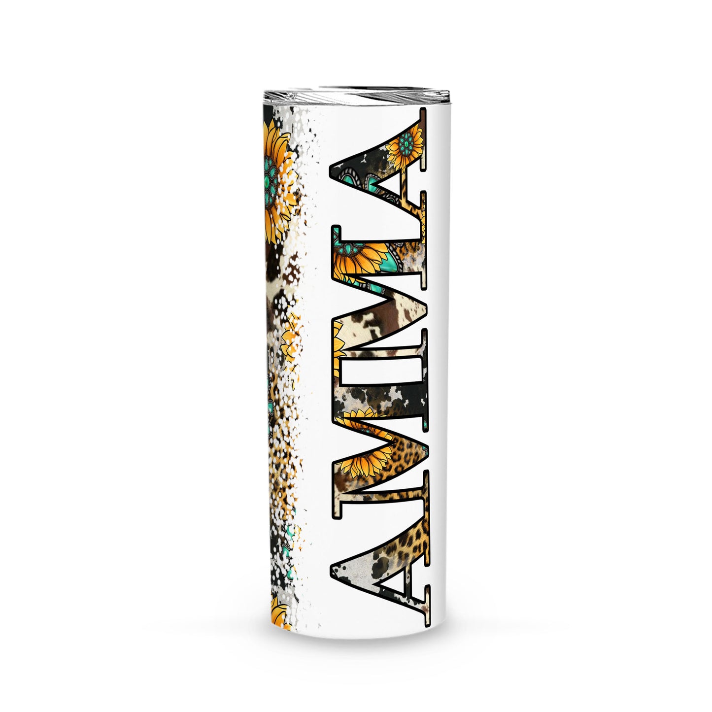 Amma Sunflower - Skinny Tumbler