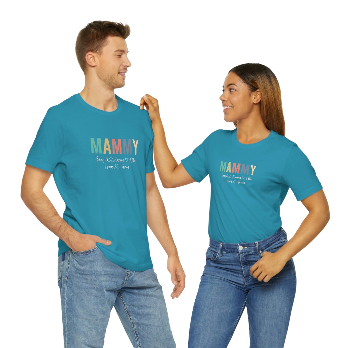 2851615069 T-shirt L Aqua