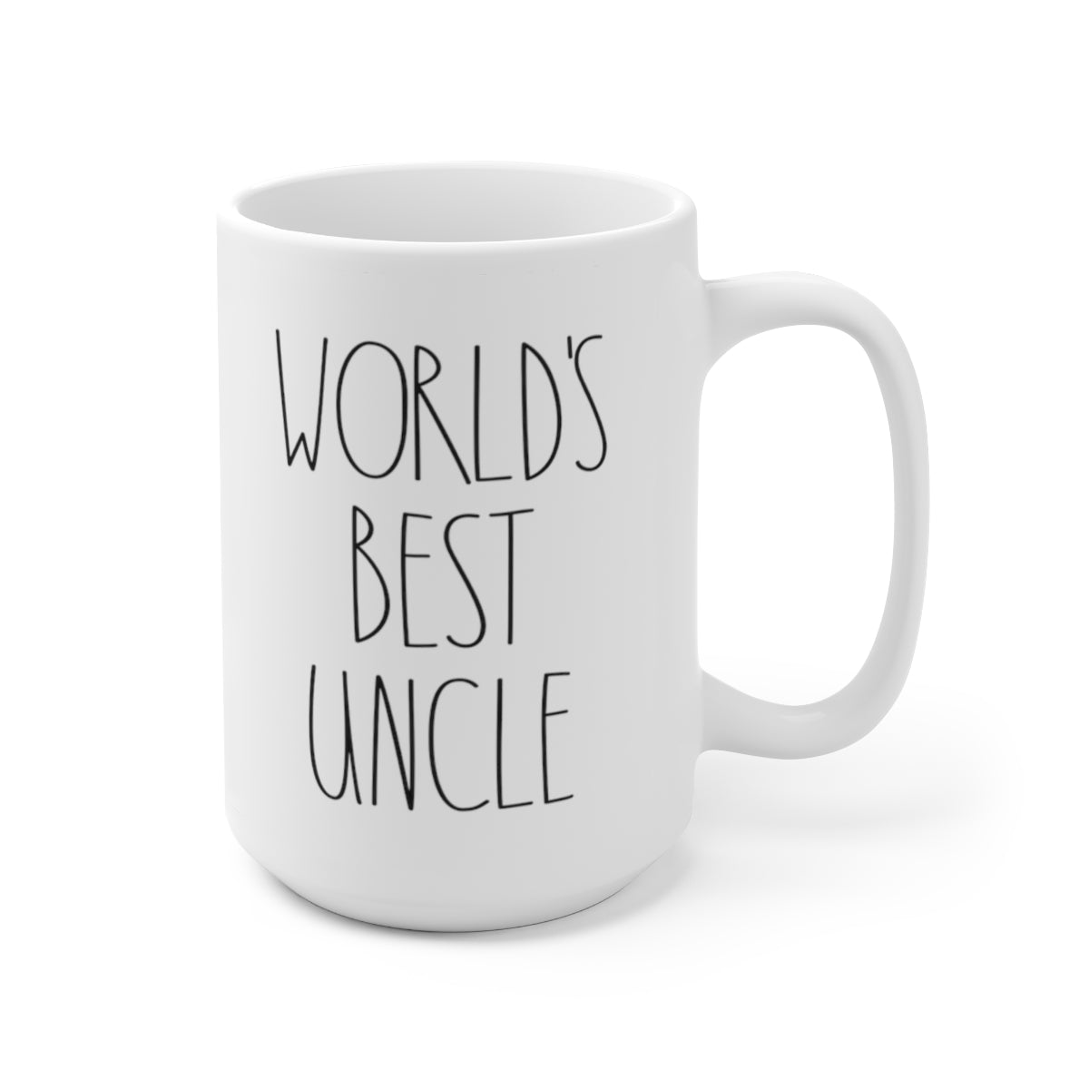 World's Best Uncle -15oz-Printify - chon
