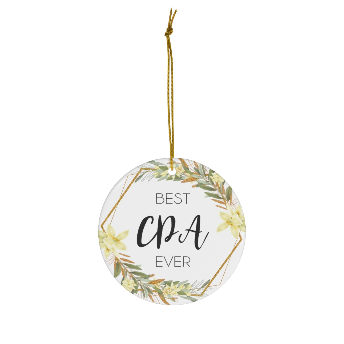 B09CH6Q2V9 Certified Public Accountant Christmas Ornament - Christmas Ornament Gift for CPA