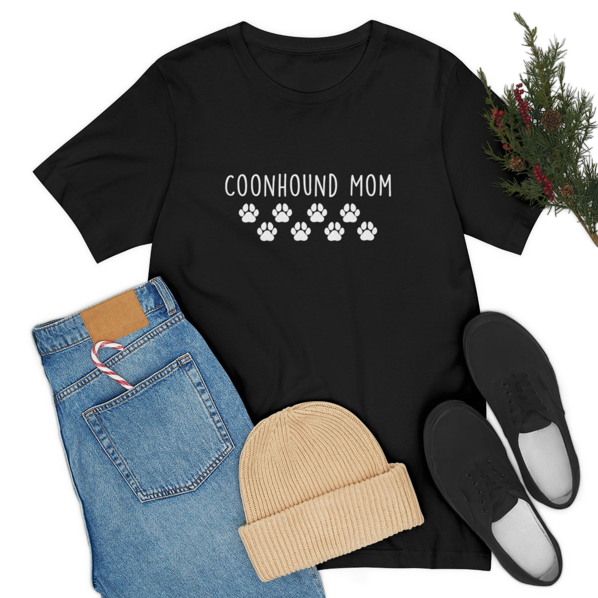 Coonhound Mom T-shirt 2679021979