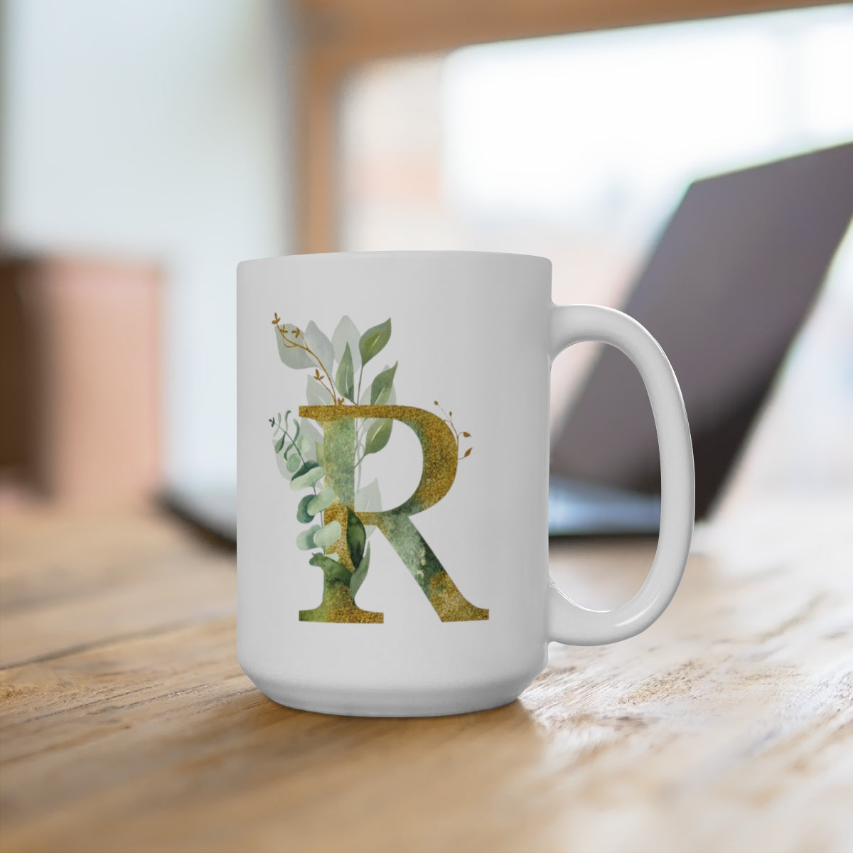 R Graphic Letter R Coffee Mug -15oz-Printify - Chon