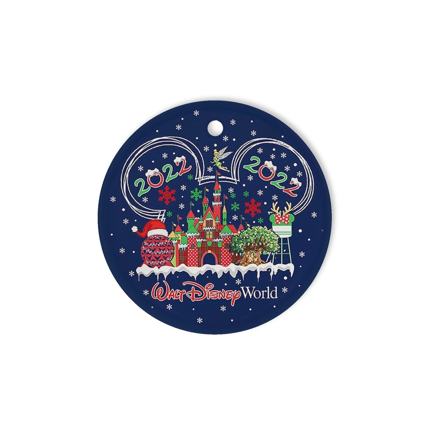 B0BJ35JSK7 - Circle Ceramic Ornament